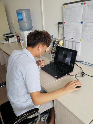 數(shù)字傳媒系16級動漫制作技術(shù)國際班舉行日本京都情報大學院入學面試